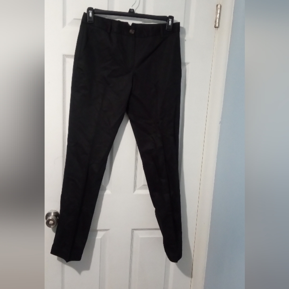Lacoste Black Straight Leg Pants